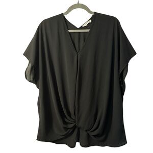 Lush Twist Front Blouse